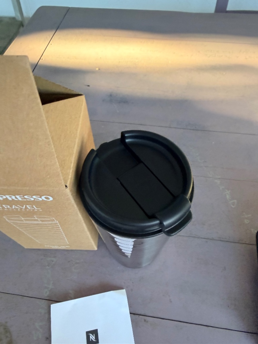 Nespresso Travel Tumbler in Stainless Steel NWT - Picture 2 of 3